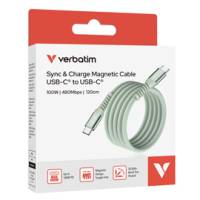 Cavo USB-C to USB-C - 100W - Verde - 120 cm - Verbatim - 31855 - 23942318552 - DMwebShop