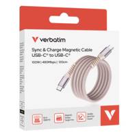Cavo USB-C to USB-C - 100W - Rosa - 120 cm - Verbatim - 31857 - 23942318576 - DMwebShop