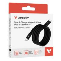 Cavo USB-C to USB-C - nero - 120 cm - Verbatim - 31859 - 23942318590 - DMwebShop