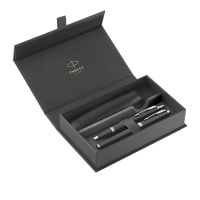 Gift Set IM Black Edition CT - sfera + stilografica - punta media - nero - Parker - 2214457 - 3026982144577 - DMwebShop