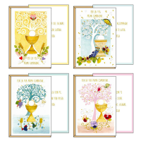 Biglietto auguri Comunione - 4 soggetti assortiti - Kartos - 17357001 - 8009162350987 - DMwebShop