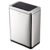 Cestino con sensore No TouchDuo - 2 x 20 lt - 46,5 x 27 x 65 cm - Acciao-PPL - argento metallizzato - Durable - 3424-23 - 4005546739427 - DMwebShop
