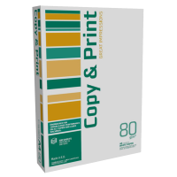 Carta bianca Copy & Print - A4 - 80 gr - risma da 500 fogli - conf. 5 pezzi - No Brand - 8091 DROP - DMwebShop
