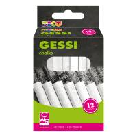 Gessetti tondi - Ø 10 x 81 mm - bianco - Scatola 12 gessetti tondi - Deco - 12509 - 8004957125092 - DMwebShop