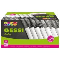 Gessetti tondi - Ø 10 x 81 mm - bianco - Scatola 100 gessetti tondi - Deco - MY-W100 - MY/W100 - 8004957068078 - DMwebShop
