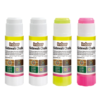 Gessetti da pavimento per interno - colori assortiti - Scatola 4 gessi stick - Cwr - 13219 - 8807093424025 - DMwebShop