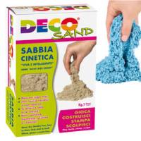 Sabbia cinetica Sand - 1 kg - azzurro - Deco - 10849-1 - 10849/1 - 8004957130379 - DMwebShop