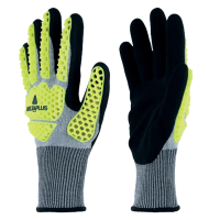 Guanto antiurto EOS NOCUT VV909 - taglia 11 - giallo fluo-grigio - Deltaplus - VV909JA11 - DMwebShop