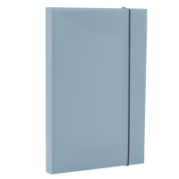 Cartella progetto con elastico HOLOS - 34,5x23,5 cm - dorso 3 cm - azzurro - Fellowes - 100102109 - 43859802227 - DMwebShop