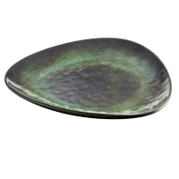 Piatto triangolare Linea Amazzonia - 26,5 x 2,5 cm - melamina - Leone - T8700 - DMwebShop