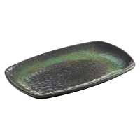 Piatto rettangolare Linea Amazzonia - 23,5 x 15 x 2,5 cm - melamina - Leone - T8707 - DMwebShop