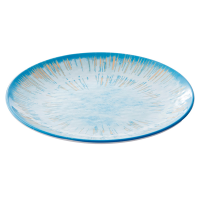 Piatto piano Linea Oceano - Ø 23,5 x 2,5 cm - melamina - Leone - T8684 - DMwebShop