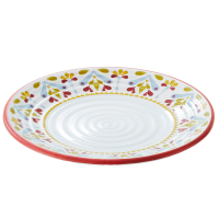 Piatto piano Linea Corfu' - Ø 35,5 x 3 cm - melamina - Leone - T8642 - DMwebShop