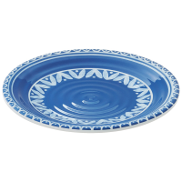 Piatto piano Linea Itaca - Ø 26,5 x 2 cm - melamina - Leone - T8651 - DMwebShop