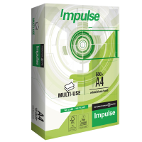 Carta fotocopie - A4 - 75 gr - bianco - Impulse 75 - 500 fogli - conf. 5 pezzi - No Brand - IMPULSE75 A4 - 7891173023544 - DMwebShop