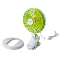 Miniventilatore a clip portatile - con cavo usb - 3 W - Ø 22 cm - 16,5 x 18,9 x 31 cm - Cfg - EV090 - 8016818110383 - DMwebShop