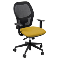 Seduta operativa Hubble HUHU - 4 blocchi - con braccioli regolabili - giallo - Unisit - HUHU-BR-EG - HUHU/BR/EG - DMwebShop