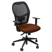 Seduta operativa Hubble HUHU - 4 blocchi - con braccioli regolabili - marrone - Unisit - HUHU-BR-EM - HUHU/BR/EM - DMwebShop