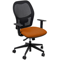 Seduta operativa Hubble HUHU - 4 blocchi - con braccioli regolabili - arancione - Unisit - HUHU-BR-HA - HUHU/BR/HA - DMwebShop