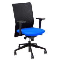 Seduta operativa Europa EUN - con braccioli regolabili - blu-nero - Unisit - EUN-BR2D-IB - EUN/BR2D/IB - DMwebShop