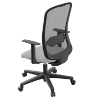 Seduta operativa Shape SHST - con braccioli regolabili - grigio chiaro-grigio - Unisit - SHST-BR2D-LI - SHST/BR2D/LI - DMwebShop