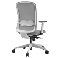 Seduta operativa Shape SHSTB - con braccioli regolabili - grigio chiaro-grigio - Unisit - SHSTB-BR2DB-LI-G - SHSTB/BR2DB/LI/G - DMwebShop