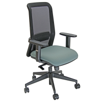 Seduta operativa Jet JEA - con braccioli regolabili - verde - Unisit - JEA-BR2D-GV - JEA/BR2D/GV - DMwebShop