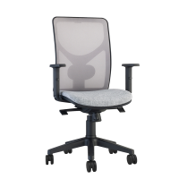 Seduta operativa Pentagon Y10 PENA - con braccioli regolabili - grigio-grigio - Unisit - PENA-BRF-XT-Q - PENA/BRF/XT/Q - DMwebShop