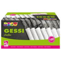Gessetti tondi diametro 10 x 81 mm bianco Scatola 100 gessetti tondi Deco MY W100 - 30125