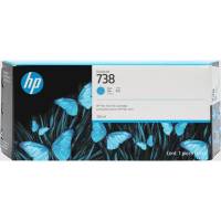 Cartuccia DesignJet Ink 738 - ciano - 300 ml - Hp - 676M6A - 196548336166 - DMwebShop