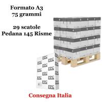 Carta bianca per stampanti -  A3 - 75 gr (non dichiarati sul rifascio) - pallet da 29 scatole - 145 Risme - PPC Grey Paper - MCOPA3-145 - DMwebShop