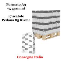 Carta bianca per stampanti -  A3 - 75 gr (non dichiarati sul rifascio) - pallet da 17 scatole - 85 Risme - PPC Grey Paper - MCOPA3-85