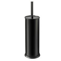 Portascopino Vic diametro 9,5 cm altezza 40 cm acciaio inox nero satinato Perfetto 28041 - 30095