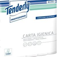 Carta Igienica Tenderly Professional Pacco 30 Rotoli 2 veli 160 Strappi diametro 9.9 cm Materiale Riciclato | DMwebShop - 2