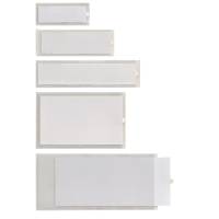 Portaetichette adesivo Iesti - B4 - 65 x 100 mm - trasparente - conf. 10 pezzi - Sei Rota - 321125 - 8004972001739 - DMwebShop