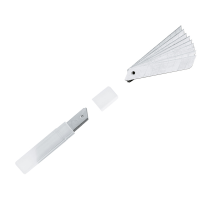Lame di ricambio per cutter 17 mm - tubetto da 10 lame - Lebez - MB-501 - 8007509086407 - DMwebShop