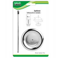 Spillone infilzacarte - con cappuccio - metallo - Lebez 093