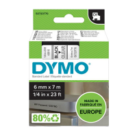 Nastro D1 436100 - 6 mm x 7 mt - nero-trasparente - Dymo - S0720770 - 5411313436106 - DMwebShop