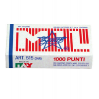 Punti - 515 - 24/6 - acciaio naturale - metallo - conf. 1000 pezzi - Zenith 0305151601