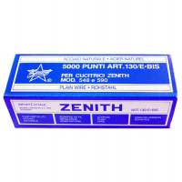 Punti - 130/E bis - 6/4 - acciaio naturale - metallo - conf. 5000 pezzi - Zenith 0311301405
