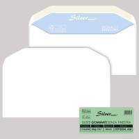 Busta Silver Matic FSC - senza finestra - gommata - 11 x 23 cm - 80 gr - bianco - conf. 25 pezzi - Pigna - 0593004AM - 8005235101869 - DMwebShop
