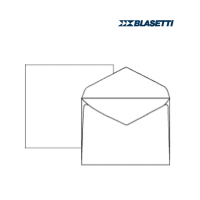 Busta bianca extrafine serie Campidoglio lembo gommato - 120 x 180 mm - 100 gr - conf. 500 pezzi - Blasetti - 086 - 8007758000865 - DMwebShop