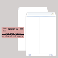 Busta sacco Competitor FSC - strip adesivo - 30 x 40 cm - 80 gr - bianco - conf. 50 pezzi - Pigna - 005403540 - 8006873180018 - DMwebShop