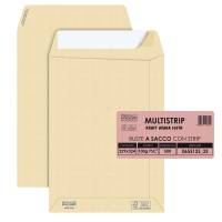 Busta a sacco Multi Strip - avana - carta riciclata FSC - strip adesivo - 23 x 33 cm - 100 gr - conf. 500 pezzi - Pigna - 065512533 - 8006873106209 - DMwebShop