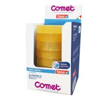 Nastro adesivo - 19 mm x 66 mt - cellophane - trasparente - conf. 8 pezzi - Comet - 64160-00031-02 - 4042448838414 - DMwebShop