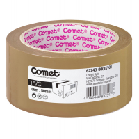 Nastro adesivo - PVC - 50 mm x 66 mt - color avana - Comet 62240-00007-01