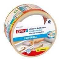 Nastro biadesivo - 50 mm x 5 mt - taglio facilitato - bianco -Tesa - Tesa - 56170-00007-12 - 4042448388698 - DMwebShop
