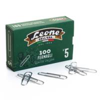 Fermagli zincati - n. 5 - 4,9 cm - Leone - conf. 100 pezzi - conf. 10 pezzi - Leone Dell'era - FZ5 - 8007979000507 - DMwebShop
