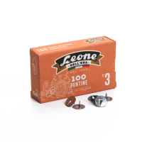 Puntine - n. 3 - acciaio lucido - conf. 100 pezzi - Leone Dell'era PL3