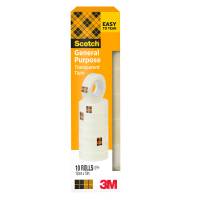 Nastro adesivo 508 - 1,5 cm x 10 mt - trasparente - torre 10 rotoli - Scotch - 7100336004 - 4001895914140 - DMwebShop